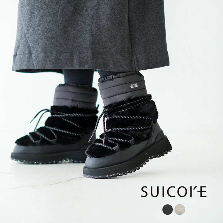 楽天市場】スイコック SUICOKE バウワー ハイカット ファーブーツ 