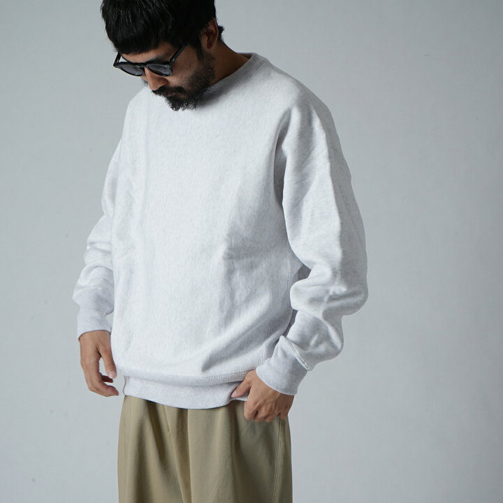 楽天市場】【SALE！50%OFF】モクティ mocT ヘビーフリースクルーネック 