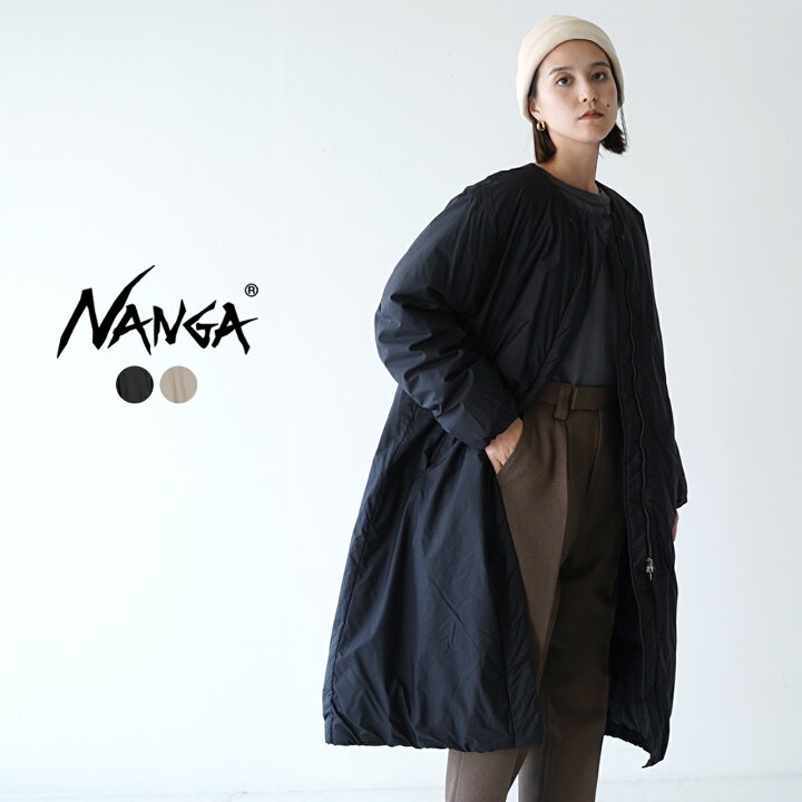 楽天市場】【SALE！20%OFF】ナンガ NANGA ノーカラー ダウン コート NO 