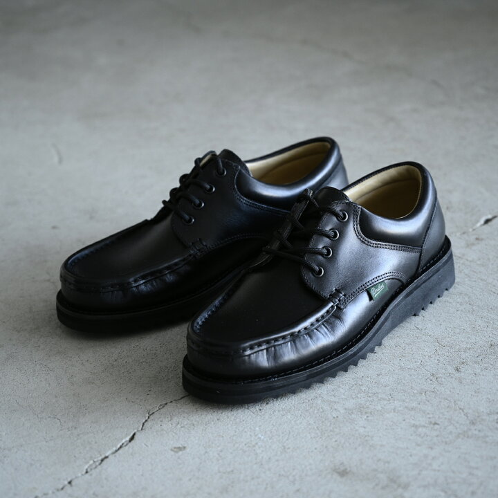 Paraboot Thiers パラブーツ ティエール ブラック - モカシン・デッキ 