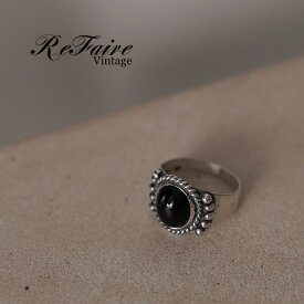 ルフェール ReFaire テン ポインテッド オニキス リング Ten Pointed Onyx Ring 黒瑪瑙 925 スターリング シルバー リング 指輪 アクセサリー レディース RC-RG008 【送料無料】0214