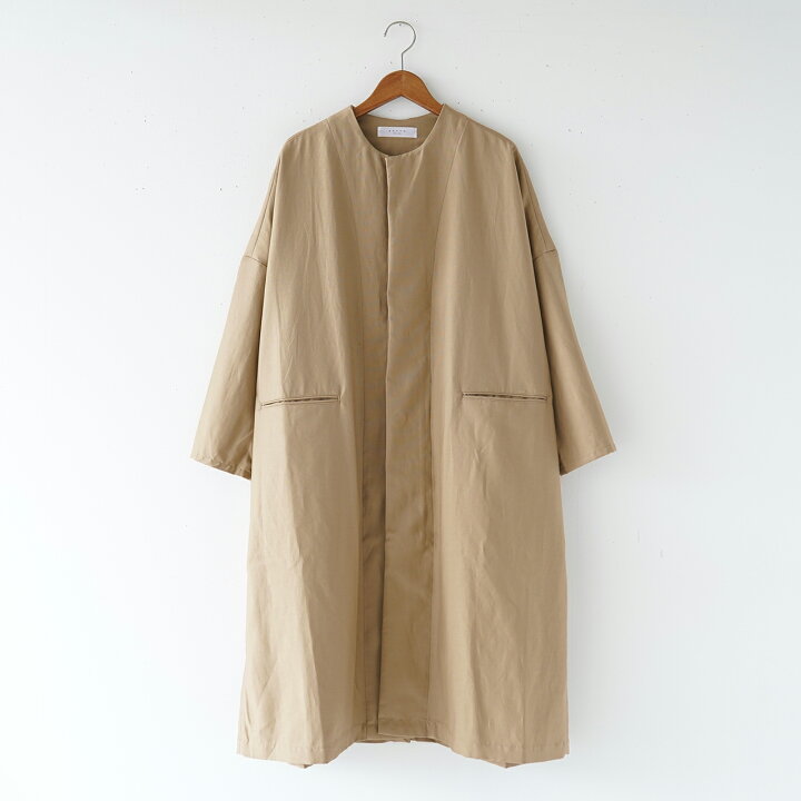 楽天市場】セット SETTO ポルテ コート PORTE COAT ノーカラー ロング 