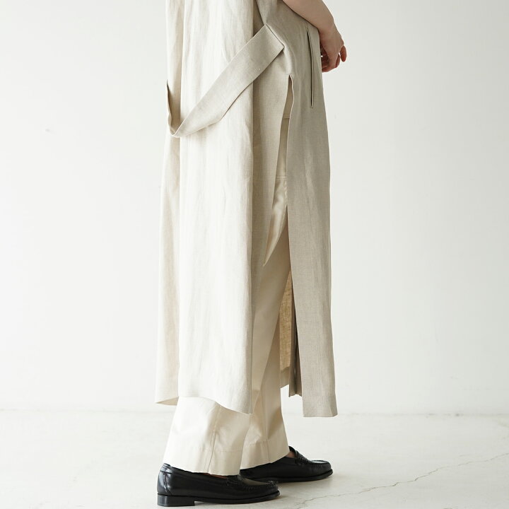 楽天市場】サクラ SACRA リネンツイル ジレ LINEN TWILL GILET ロング 