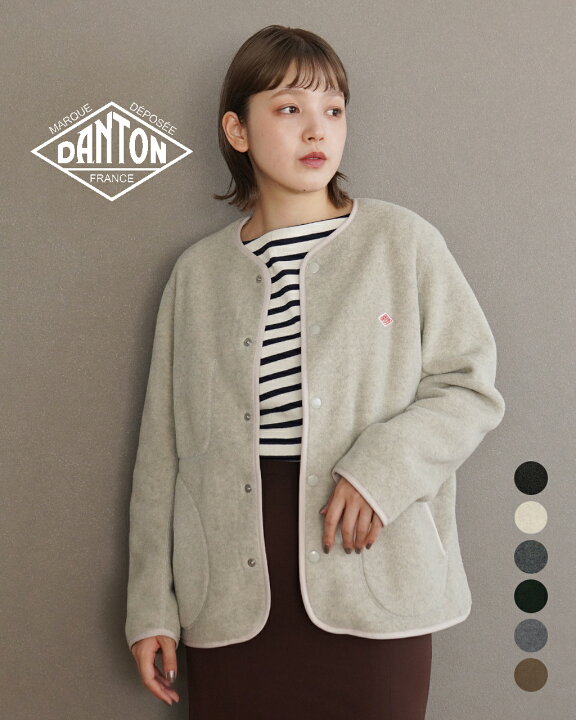 楽天市場】ダントン DANTON フリース カラーレス ノーカラー  