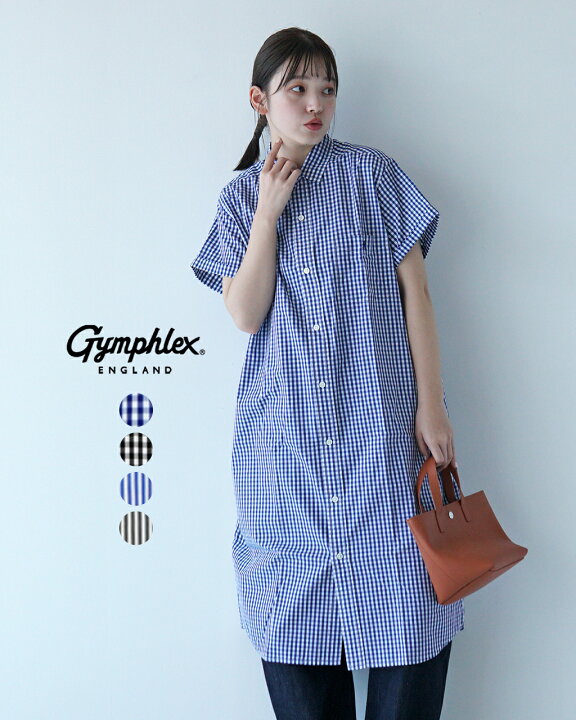 楽天市場】【先行予約】ジムフレックス Gymphlex シャツワンピース 