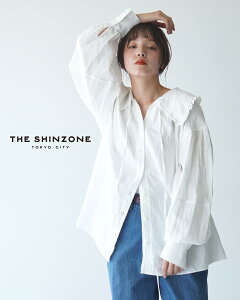 V][ THE SHINZONE I[KjbNRbg K[[ uEX fB[X ORGANIC COTTON GAUZE BLOUSE 25SMSBL19