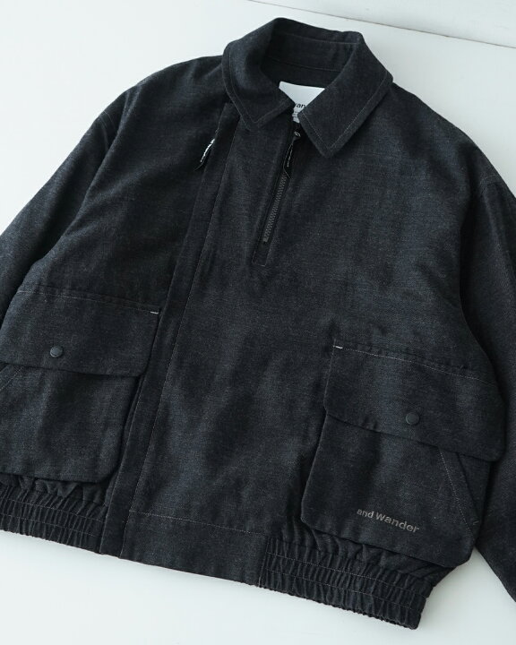 楽天市場】【SALE！40%OFF】アンドワンダー and wander ジップアップ 
