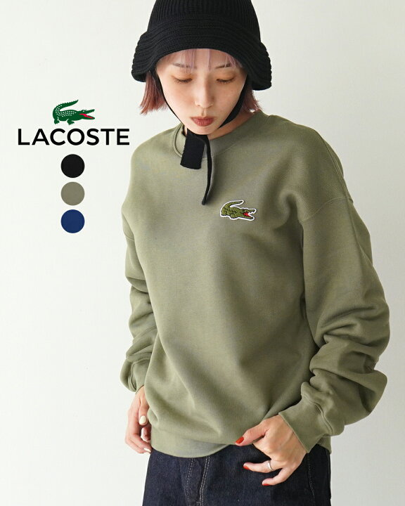 coco 中古 ラコステ LACOSTE メンズ おおかっ スウェット US L 緑 