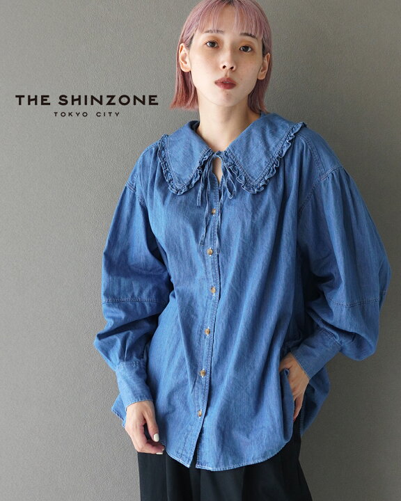 楽天市場】シンゾーン THE SHINZONE デニム ブラウス DENIM BLOUSE 