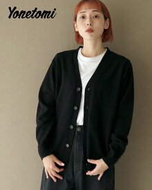 【最大10,000円OFFクーポン対象】ヨネトミニューベーシック YONETOMI NEW BASIC ニュー ベーシック カシミヤ ニット カーディガン NEW BASIC CASHMERE KNIT C/D レディース メンズ 95-244-023s 1105 xp10