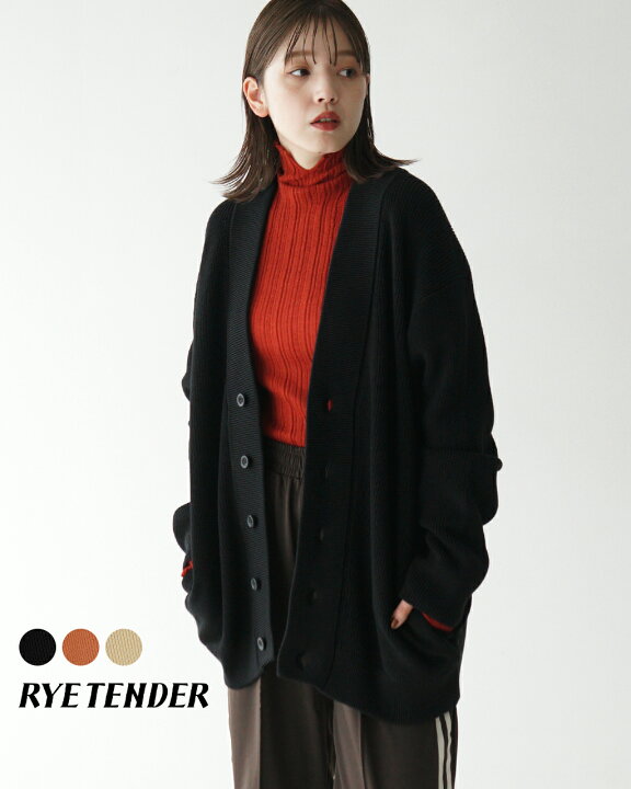 楽天市場】ライテンダー RYE TENDER Vネック カーディガン レディース 