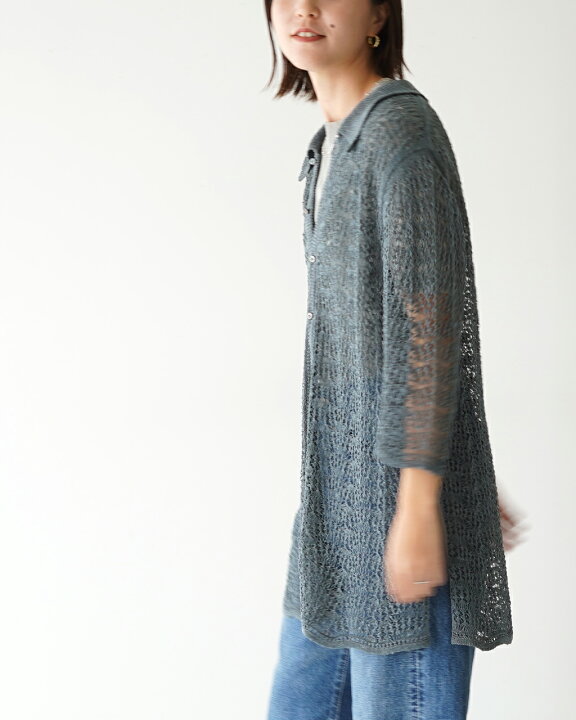 楽天市場】ジョイスアディッド JOICEADDED レース ニッティドシャツ 