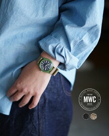 ミリタリーウォッチカンパニー MWC インファントリー ウォッチ Infantry Watch ナイロンストラップ ミッションウォッチ 腕時計 ブラック オリーブ グリーン 黒 緑 レディース メンズ【送料無料】1220