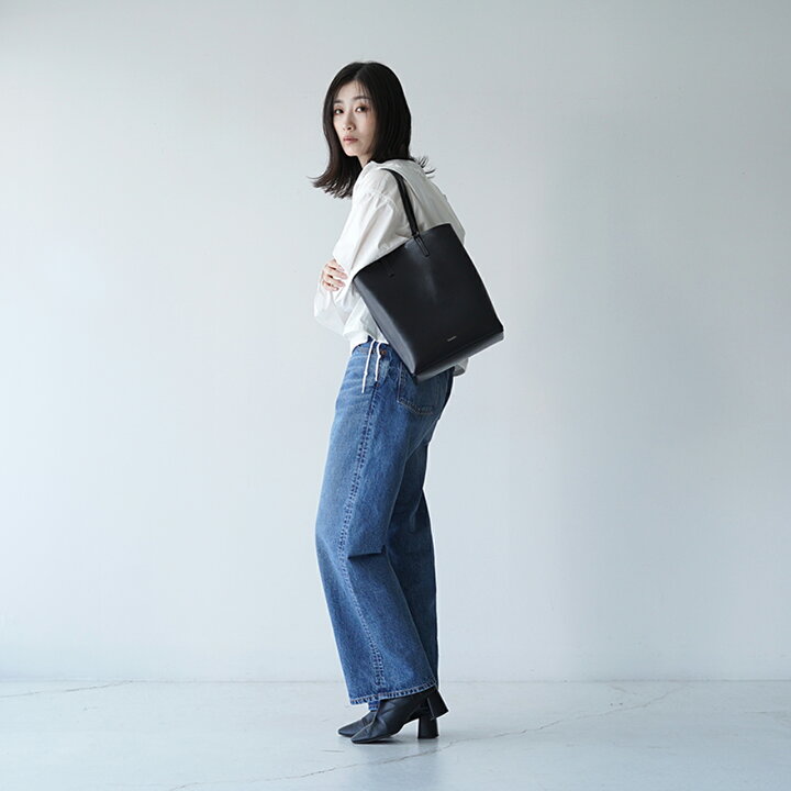 楽天市場】ヤーキ YAHKI トート バッグ TOTE BAG レザー ブラック 