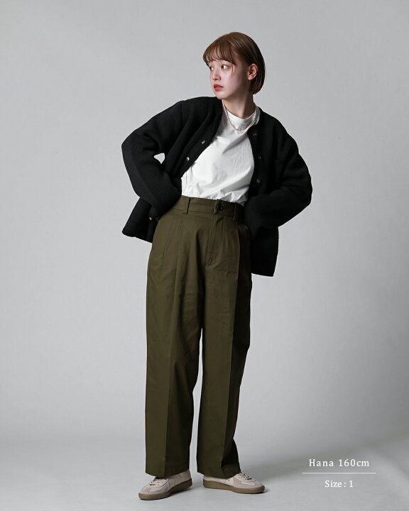 楽天市場】【SALE！40%OFF】オア Or タックパンツ TUCK PANTS ベージュ 