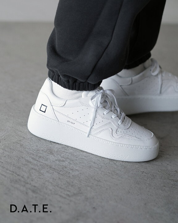 楽天市場】デイト D.A.T.E ステップ カーフ STEP CALF ローカット 厚底 