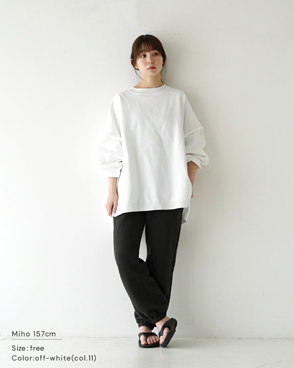 楽天市場】ミズイロインド mizuiro ind クルーネック ワイド ニット  