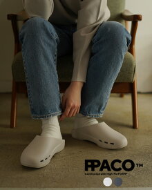 パコ PPACO LUX-1 スライド サンダル ダークグレー オフホワイト レディース メンズ PPA2412001【送料無料】0216 xp10