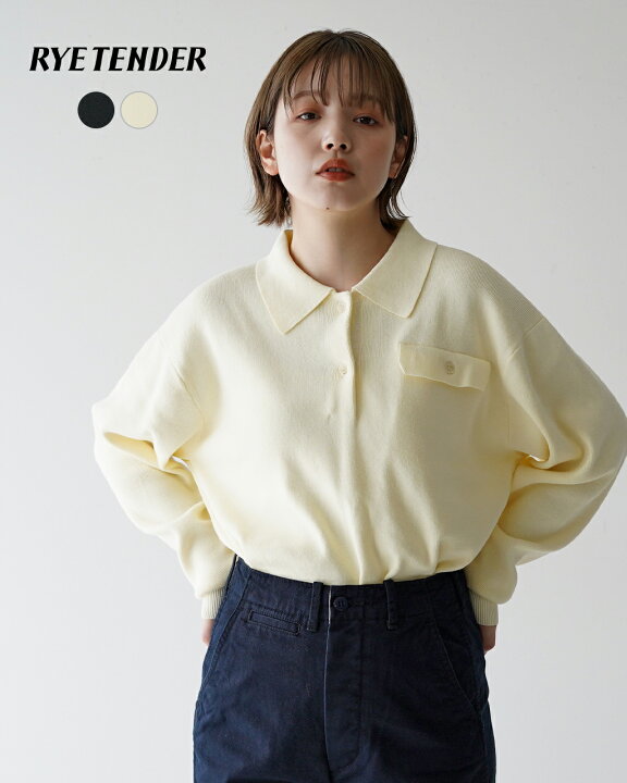 楽天市場】ライテンダー RYE TENDER マリー ニット ポロ MURRAY KNIT  