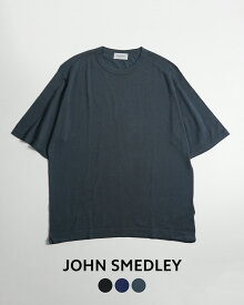 ジョンスメドレー JOHN SMEDLEY 【日本別注】 クルーネック ウェルトヘム Tシャツ Crew neck Welt hem T-shirt 半袖 クルーネック ニット カットソー メンズ S4676【送料無料】0311