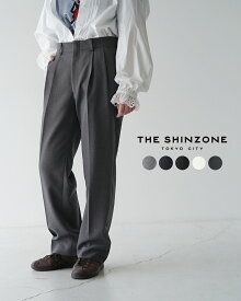 シンゾーン THE SHINZONE クライスラー パンツ CHRYSLER PANTS ハイウエスト センタープレス パンツ ブラック グレー ネイビー ホワイト レディース 21AMSPA01 22SMSPA08【送料無料】0225 cpn10