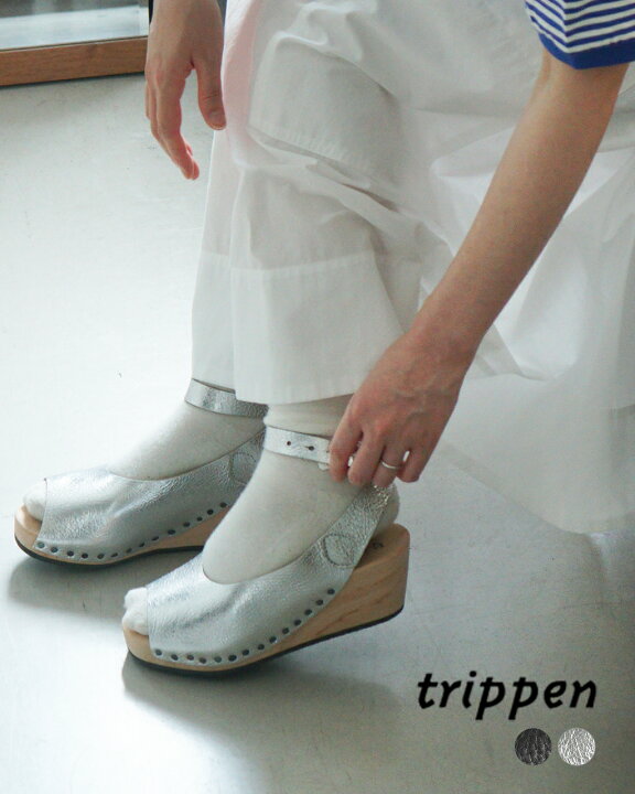 楽天市場】トリッペン trippen【Crouka別注色】レザー 厚底 ウッド 