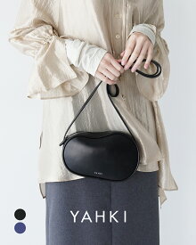 ヤーキ YAHKI クロスボディバッグ CROSS BODY BAG レザー ショルダーバッグ ブラック ブルー インディゴ レディース YH-633【送料無料】0314 xp10