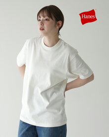 ヘインズ Hanes 1P Hanes T-SHIRTS SHIRO クルーネックTシャツ レディース メンズ HM1-X2010411