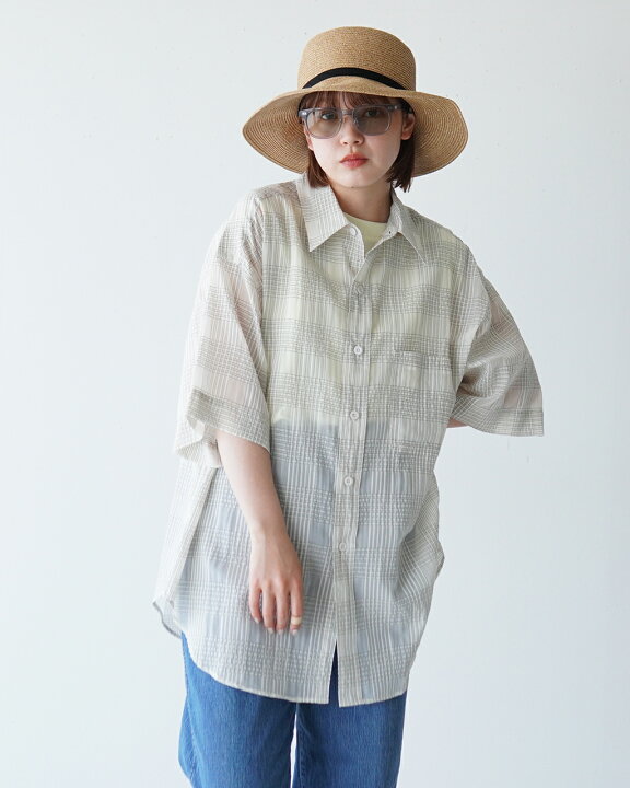 楽天市場】シンゾーン THE SHINZONE シアー ワイド シャツ SHEER WIDE 