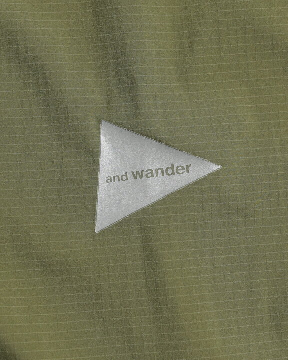 楽天市場】アンドワンダー and wander パッカブル ライト プルオーバー 