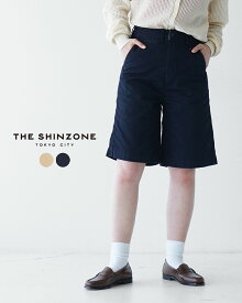 シンゾーン THE SHINZONE チノ ショーツ CHINO SHORTS ショートパンツ ベージュ ネイビー レディース 24MMSPA07【送料無料】0514 xp10