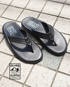 �A�C�����h�X���b�p ISLAND SLIPPER �����Y ���U�[ �g���O�T���_�� �I�[���u���b�N TONG PB202 0622