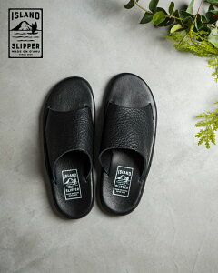 �A�C�����h�X���b�p ISLAND SLIPPER ���U�[ �X���C�h�T���_�� �����Y �u���b�N SLIDE PB705BH 0622