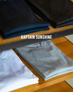 �L���v�e���T���V���C�� KAPTAIN SUNSHINE �X�r�� �X�[�s�} �`���[�u �n�[�t�X���[�u �e�B�[ �w�r�[ �����Y Suvin Supima Tube Halfsleeve Tee Heavy T�V���c ���� �J�b�g�\�[ �z���C�g �O���[ �l�C�r�[ KSBSCS02