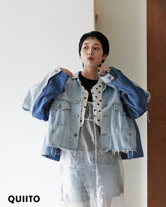 楽天市場】【アウトレット！30%OFF】キイト QUIITO リメイク デニム