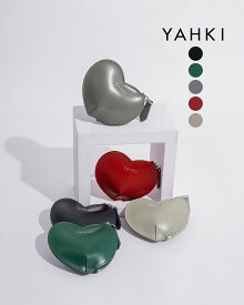 ヤーキ YAHKI ハート ミニポーチ レディース MULTI CASE 財布 コインケース スムースレザー ブラック グレー レッド トープ YH-640 ギフト 0611