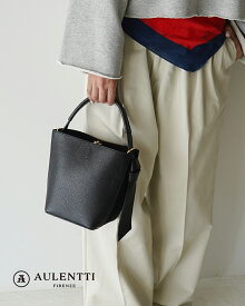 オウレンティ AULENTTI【2点セット】レザーバッグ ドラーロ カモシオ DOLLARO CAMOSCIO レディース ハンドバッグ ショルダーバッグ ポシェット 肩掛け 斜め掛け 鞄 イタリア製 ブラック 黒 FB-5976-SOCA 自立トート 4way 0723