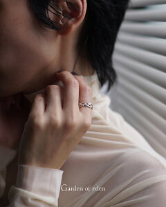 �K�[�f���I�u�G�f�� GARDEN OF EDEN �C���^�[���[�XID�����O ���f�B�[�X �����Y INTERLACE ID RING �w�� �A�N�Z�T���[ �V���o�[925 �M�t�g ED25AW-030 0728