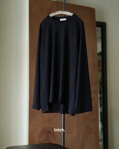 �C���` intch. �m���� �A�[���G�t �E�[�� �����O�X���[�u T�V���c �����Y Norm RF Wool Long Sleeve T-shirts �g�b�v�X ���� �J�b�g�\�[ ���O���� �����m�E�[�� �l�C�r�[ �u���b�N �� �� 3025-1-0-004 0818