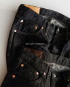 キャプテンサンシャイン KAPTAIN SUNSHINE 5ポケット ジッパーフロント デニムパンツ メンズ 5P Zipper Front Denim Pants セルヴィッチ ジーンズ インディゴ ワンウォッシュ ブラック ジップフライ 日本製 KSBS101DZ 0805