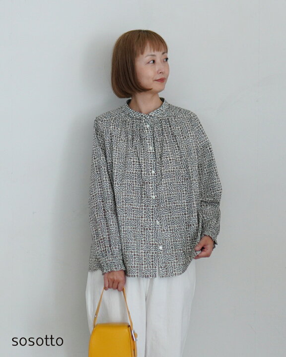 楽天市場】ソソット sosotto【日本別注色】LIBERTY PRINT ブラウス 