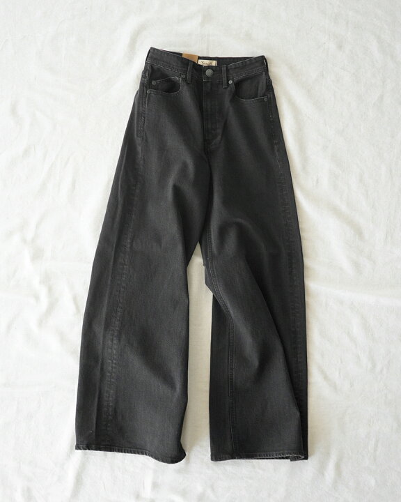 楽天市場】【SALE！40%OFF】ヤヌーク YANUK ワイドフレア デニムパンツ  