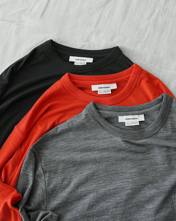 楽天市場】アイスブレーカー icebreaker U メリノウール 長袖Tシャツ 