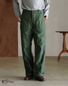【ポイント10倍】オアスロウ orSlow アーミー ファティーグ パンツ レギュラーフィット レディース メンズ US ARMY FATIGUE PANTS (REGULAR FIT) 01-5002 0920 xp10