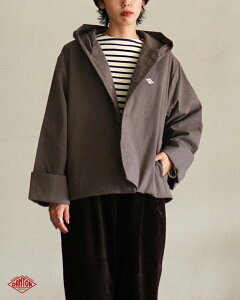 _g DANTON CT[V Ch t[htWPbg fB[X INSULATION HOODED WIDE JACKET DT-A0673 WLXyN[|ΏۊOz1007