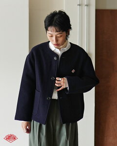 _g DANTON J[X WPbg fB[X COLLARLESS JACKET CgpC E[bT DT-A0013 WLPyN[|ΏۊOz1001
