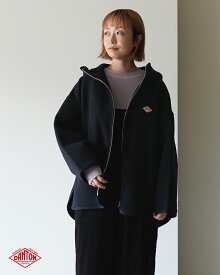 ダントン DANTON ブルゾン ウール混 メルトン フーデッドブルゾン アウター フード付き レディース HOODED BLOUSON DT-A0711 MEW【クーポン対象外】1021