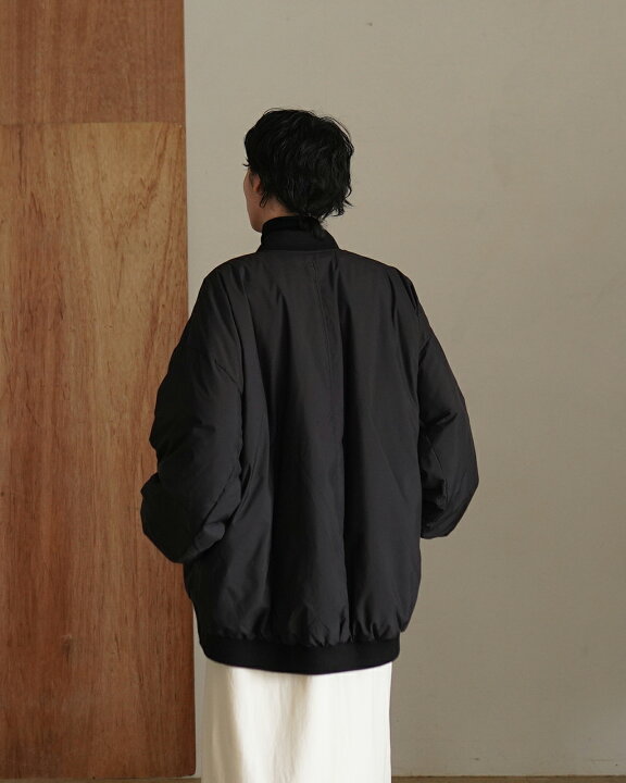 楽天市場】ミズイロインド mizuiro ind ワイド ジップ ダウン ブルゾン 