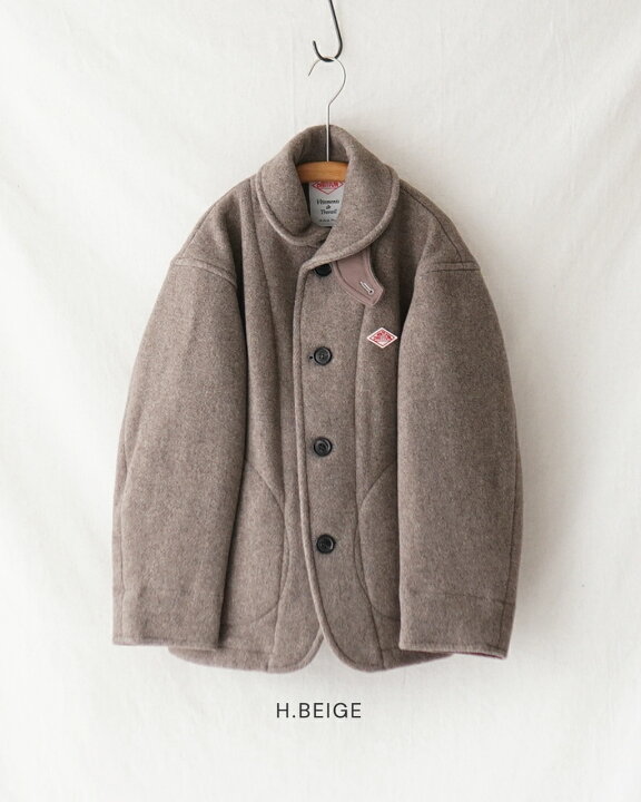 楽天市場】ダントン DANTON ウール パイル ラウンドカラー ジャケット  