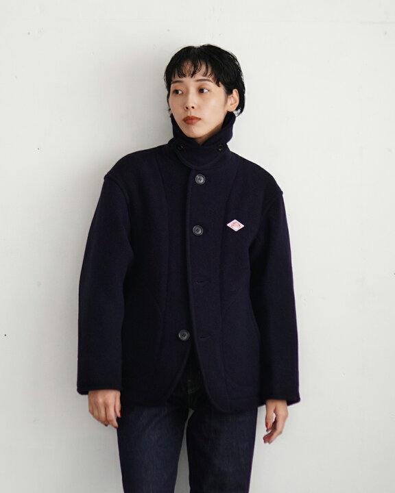 楽天市場】ダントン DANTON ウール パイル ラウンドカラー ジャケット  